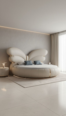 Luxury beige bed