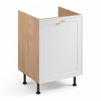 Mobile kitchen sink beige and white