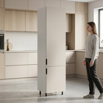 Mobile modular refrigerator for kitchen installation
