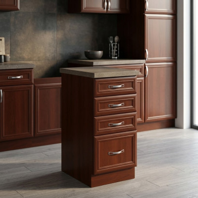Kitchen cabinet with drawers