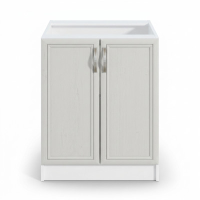 Mobile cabinet with shelf and double doors