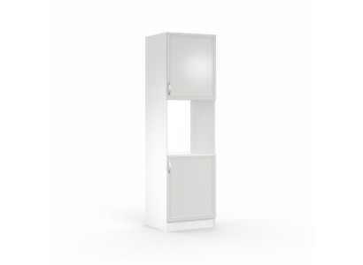 Cabinet wall at the oven location