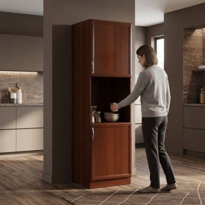 Built-in cabinet with oven