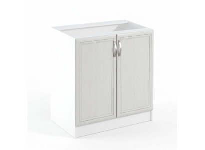 Mobile kitchen table with white surface