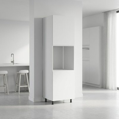 High cabinet for oven, built-in cabinet, oven space, glossy