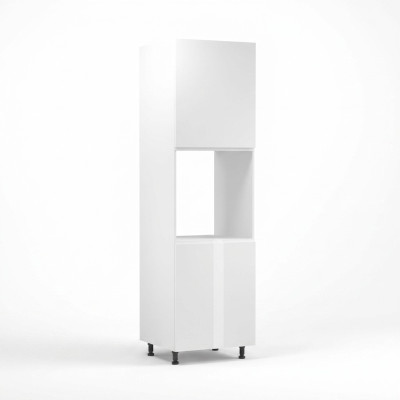 High cabinet for oven, built-in cabinet, oven space, glossy