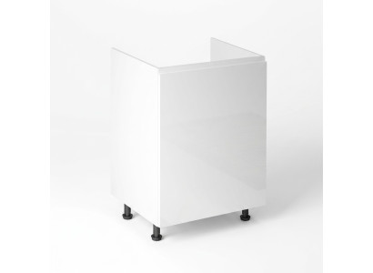 Mobile cabinet under the sink, white kitchen cabinet
