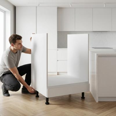 Mobile kitchen furniture with drawer