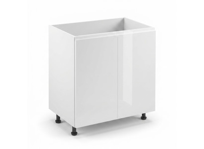 Glossy mobile kitchen cabinet