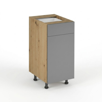 Kitchen mobile table with drawer and shelves