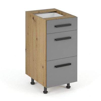 Pull-out cabinet with drawers, cupboard, kitchen furniture