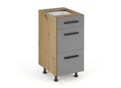 Pull-out cabinet with drawers, cupboard, kitchen furniture