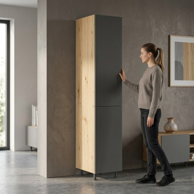 Kitchen cabinet with shelves, tall storage cabinet