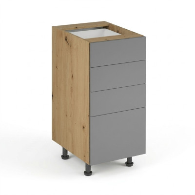 Kitchen cabinet with drawers