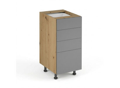 Kitchen cabinet with drawers