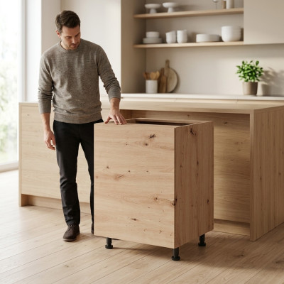 Mobile kitchen table