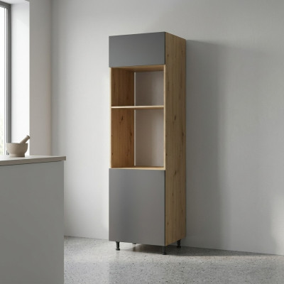 Oven and microwave cabinet for built-in appliances