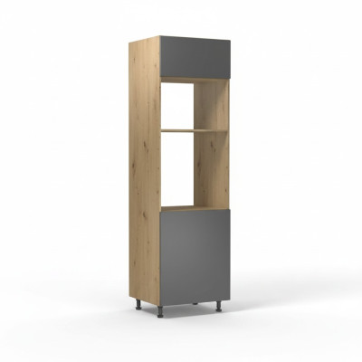 Oven and microwave cabinet for built-in appliances