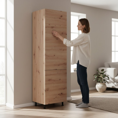 Kitchen cabinet with shelves
