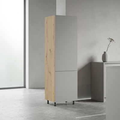 High kitchen cabinet with shelves