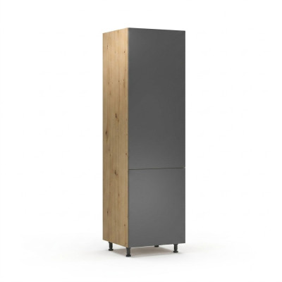 Kitchen cabinet with shelves, tall cabinet, double doors