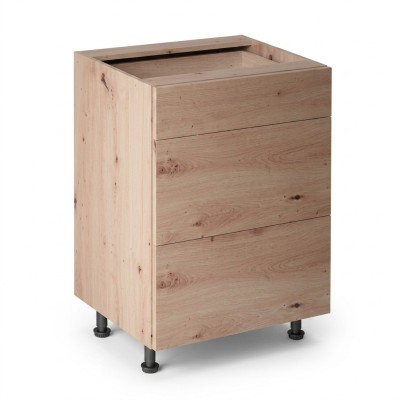 Mobile kitchen with 3 drawers