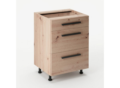 Mobile cabinet with drawers