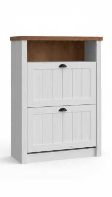 Shoe cabinet with doors, shoe storage cabinet, double-walled furniture