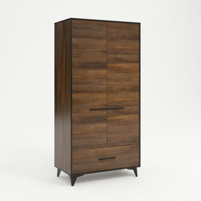 Wardrobe with hanger and drawer