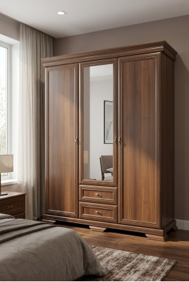 Kangaskaappi wardrobe with drawers and clothes door