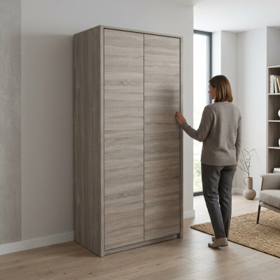 Textile storage cabinet
