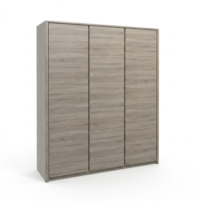 Multi-functional wooden bedroom wardrobe