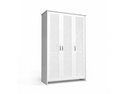 Kangas wardrobe with 2 durable clothing rods