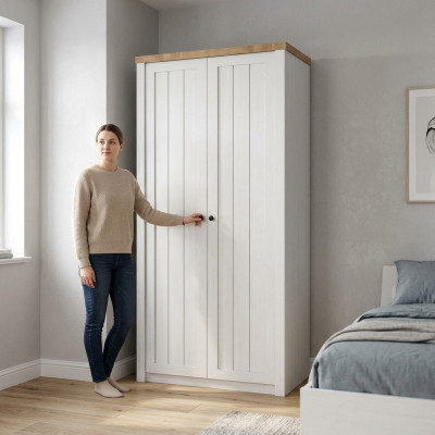 Textile wardrobe rod