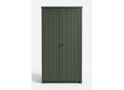 Room wardrobe with hanger, multifunctional, green
