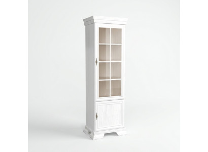 Vintage white display cabinet