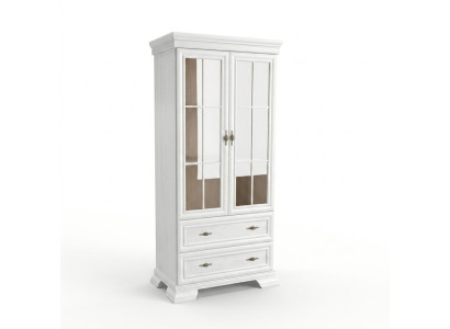 Vitrine with drawers and shelves
