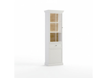 Glass-fronted display cabinet