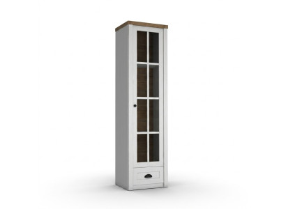 Modern white display cabinet