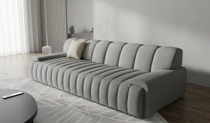 Modern and elegant sofa, comfort in every detail
