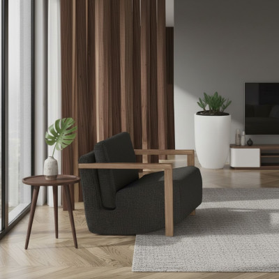 Comfortable and functional armchair