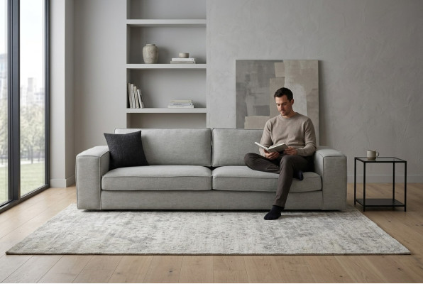 Modern sofa with light style and soft comfort