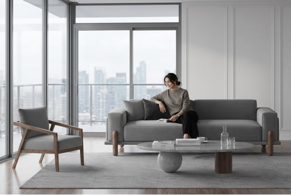 Armchair and sofa set always available