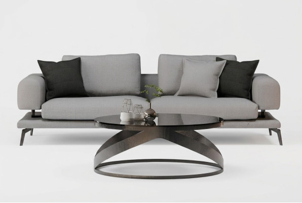 Modern three-seater sofa, soft, comfortable, ideal