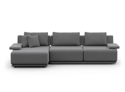 Aesthetic corner sofa for the living room without overstuffing