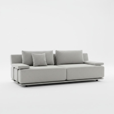 3-seater Estetica sofa with detail-focused design