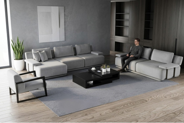 Modern sofa for the living room, maximum comfort