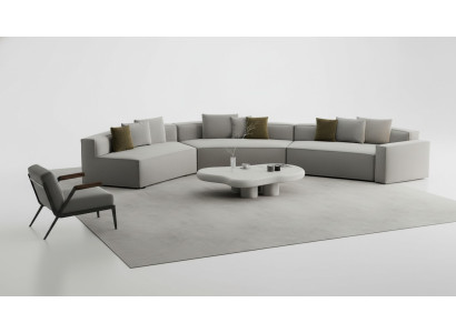 Comfortable sofa and armchair in Acento decor