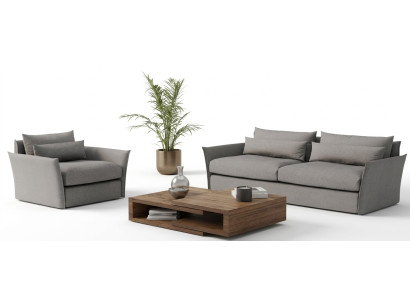 Modern sofa with armchair for the living room