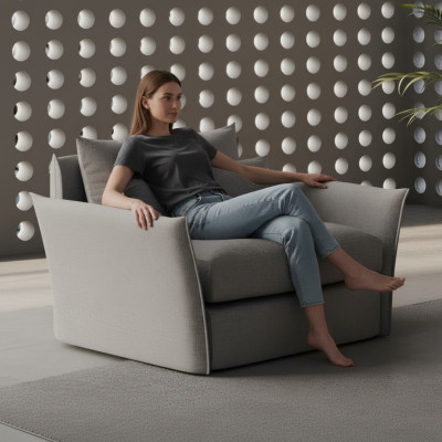Modern comfortable armchair